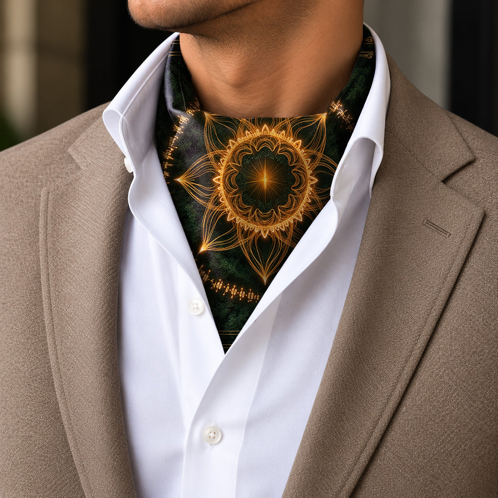 MYSTIC SUN SILK ASCOT – PREMIUM COLLECTION