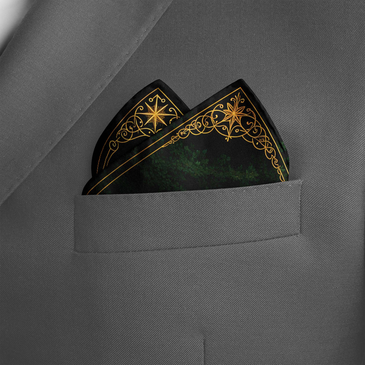 MYSTIC SUN SILK POCKET SQUARE
