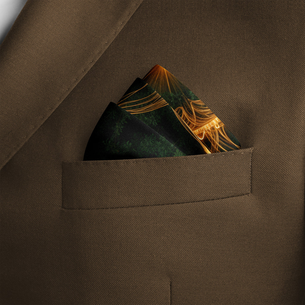 MYSTIC SUN SILK POCKET SQUARE