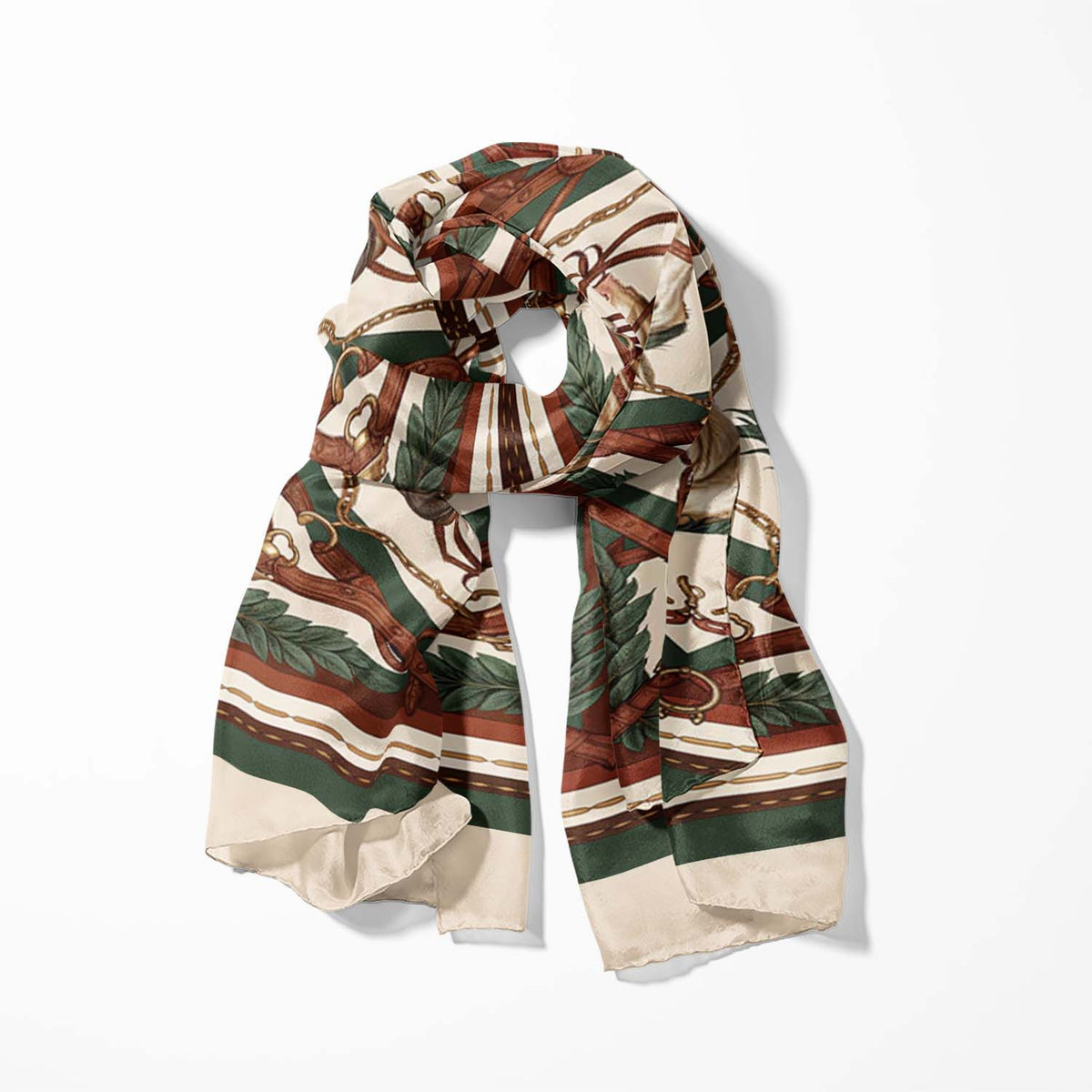 NOBLE SADDLE EMBLEM MEN SCARF - PREMIUM COLLECTION