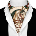 NOBLE SADDLE EMBLEM SILK ASCOT – PREMIUM COLLECTION