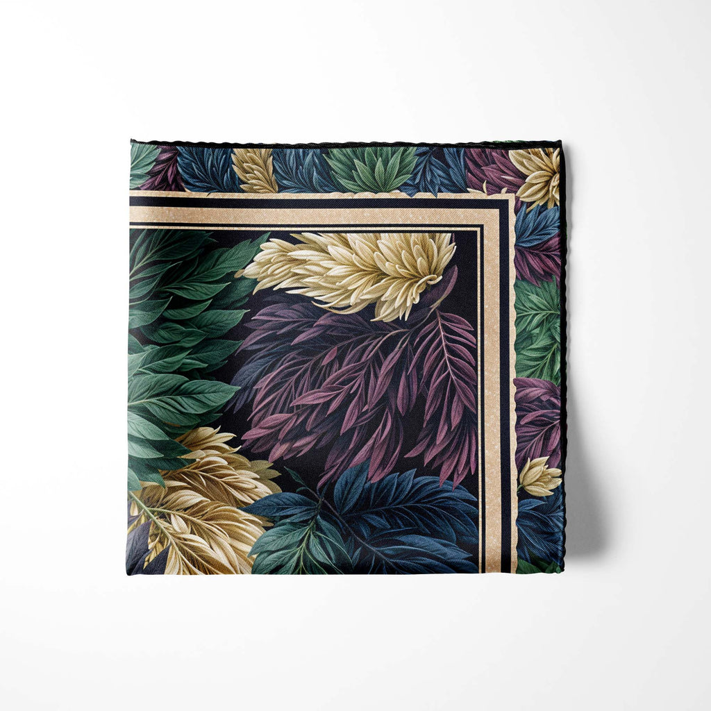 NOCTIS GROVE SILK POCKET SQUARE