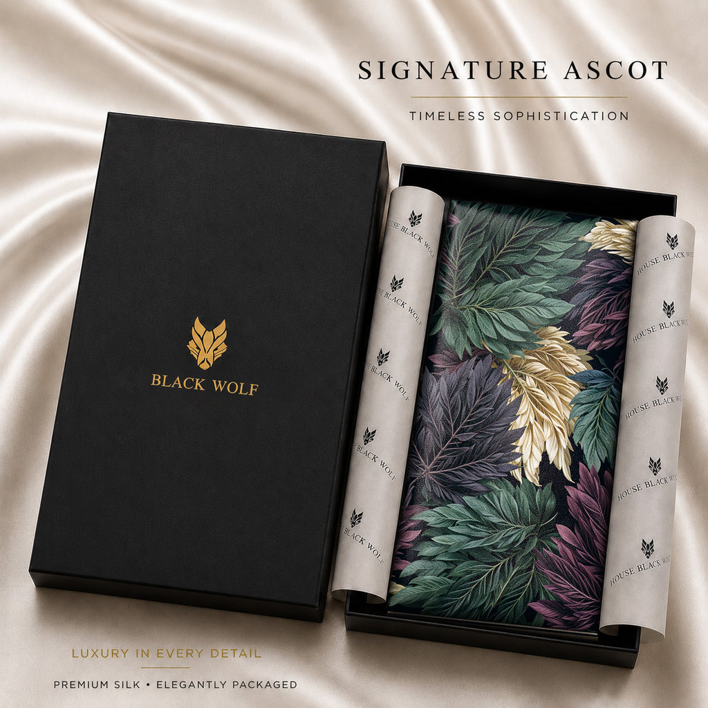 NOCTIS GROVE SILK ASCOT – PREMIUM COLLECTION