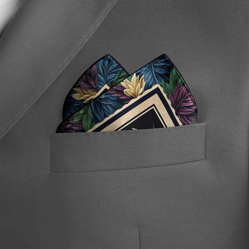 NOCTIS GROVE SILK POCKET SQUARE