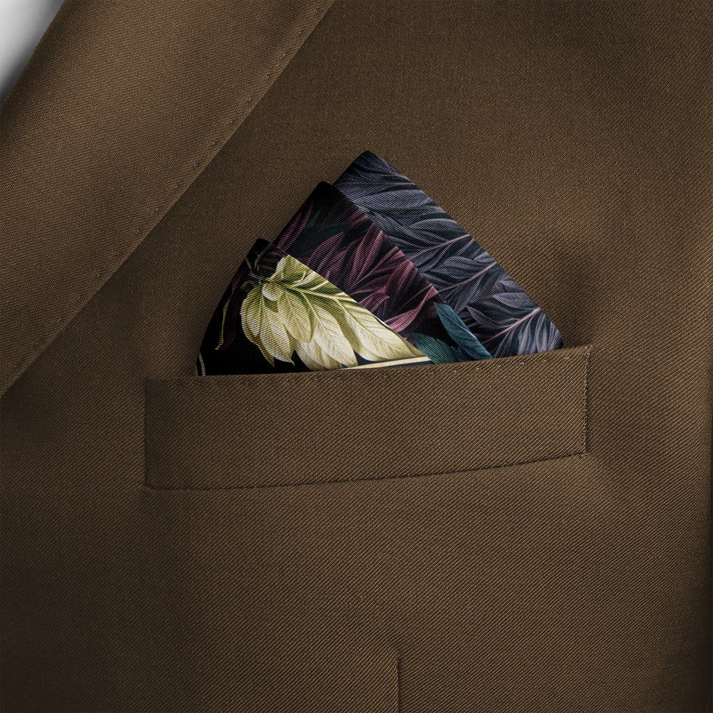 NOCTIS GROVE SILK POCKET SQUARE