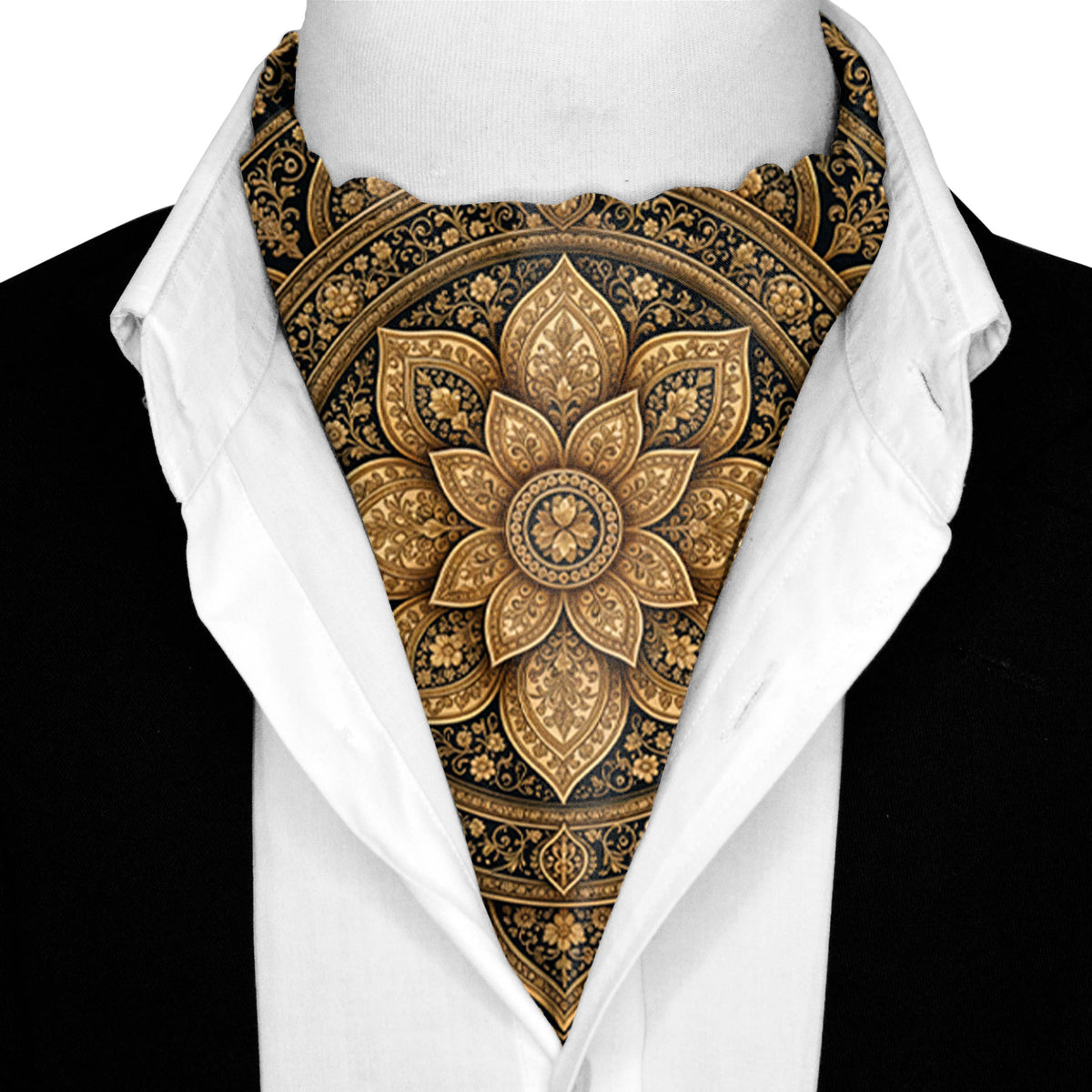 NOIR AURELIA SILK ASCOT – PREMIUM COLLECTION