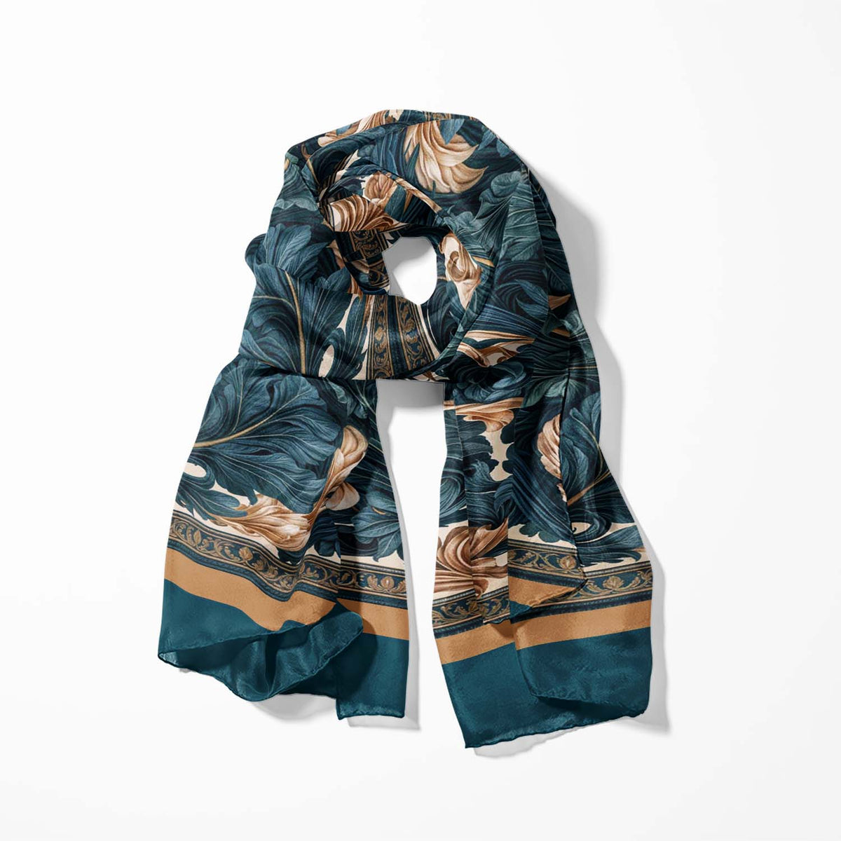 OPULENT LEAVES MEN SCARF - PREMIUM COLLECTION