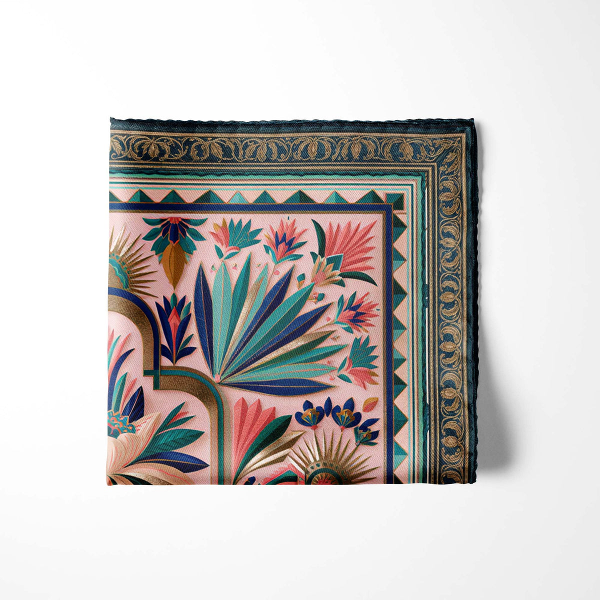 PALMARIA SILK POCKET SQUARE