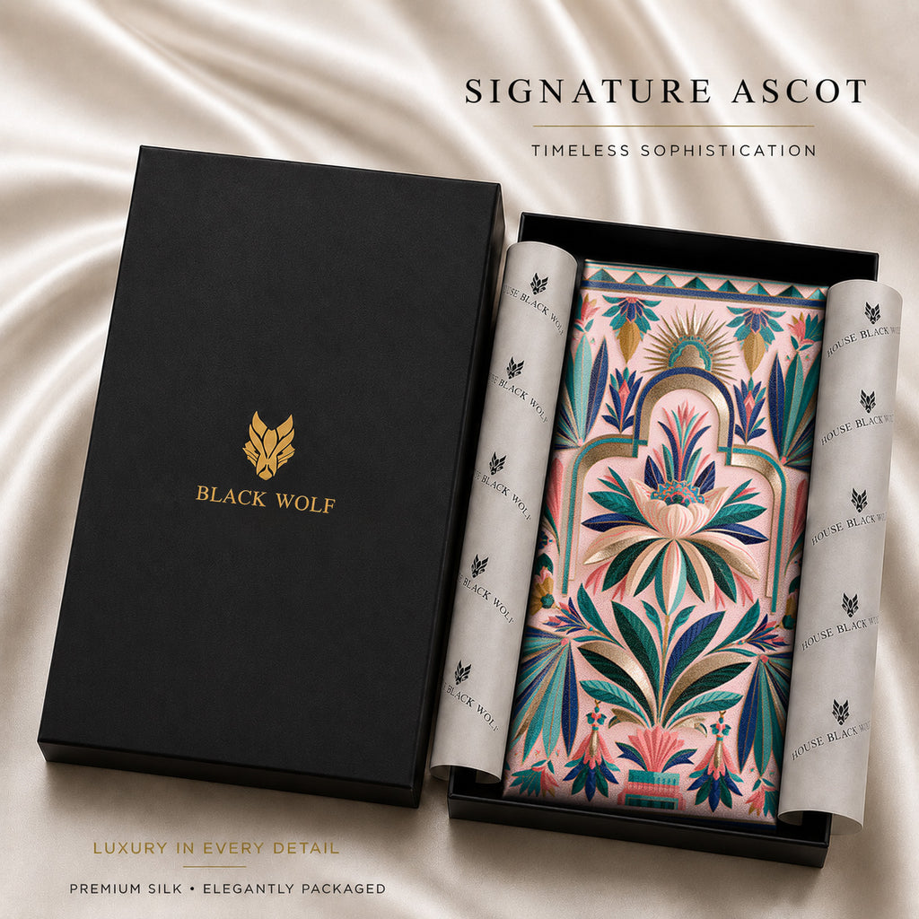 PALMARIA SILK ASCOT – PREMIUM COLLECTION