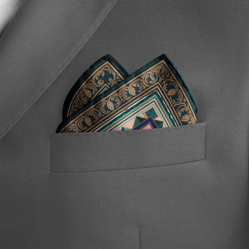 PALMARIA SILK POCKET SQUARE