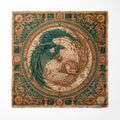PHOENIX ORBIT SILK POCKET SQUARE