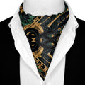 RHAPSODY NOIR SILK ASCOT – PREMIUM COLLECTION