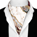 ROYAL MAGNOLIA SILK ASCOT – PREMIUM COLLECTION