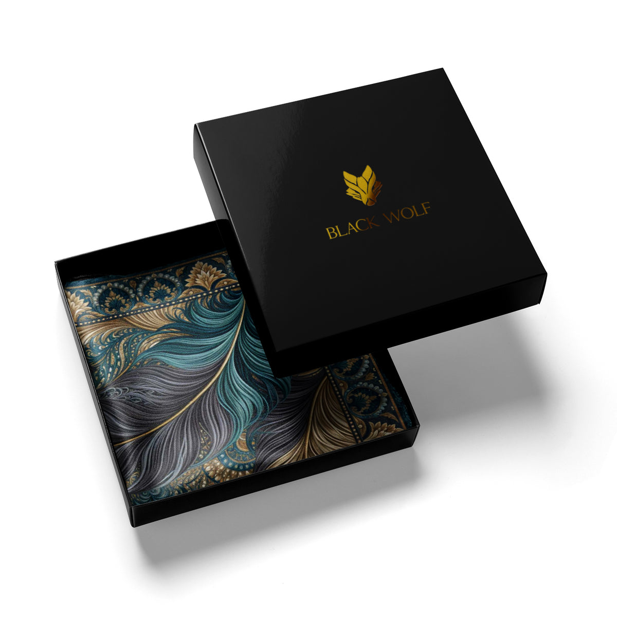 ROYAL PLUME SILK POCKET SQUARE