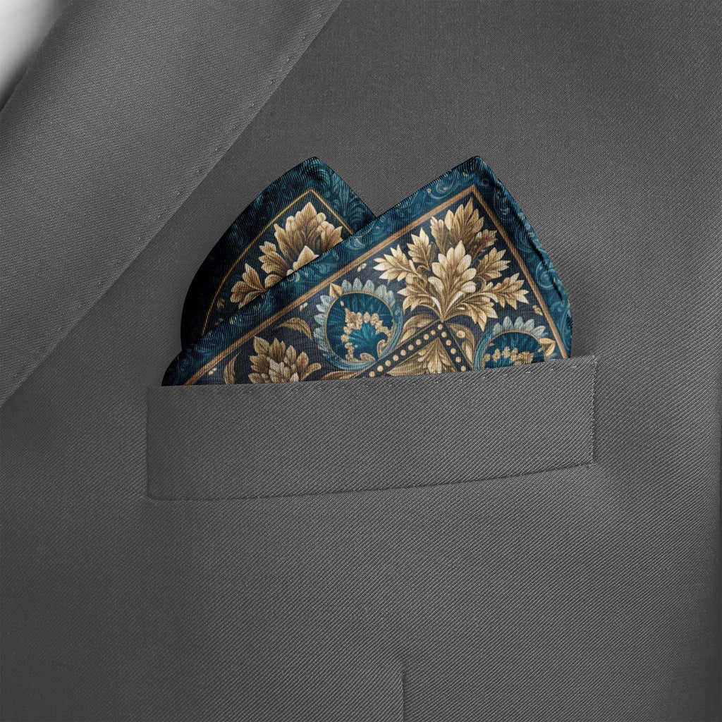 ROYAL PLUME SILK POCKET SQUARE