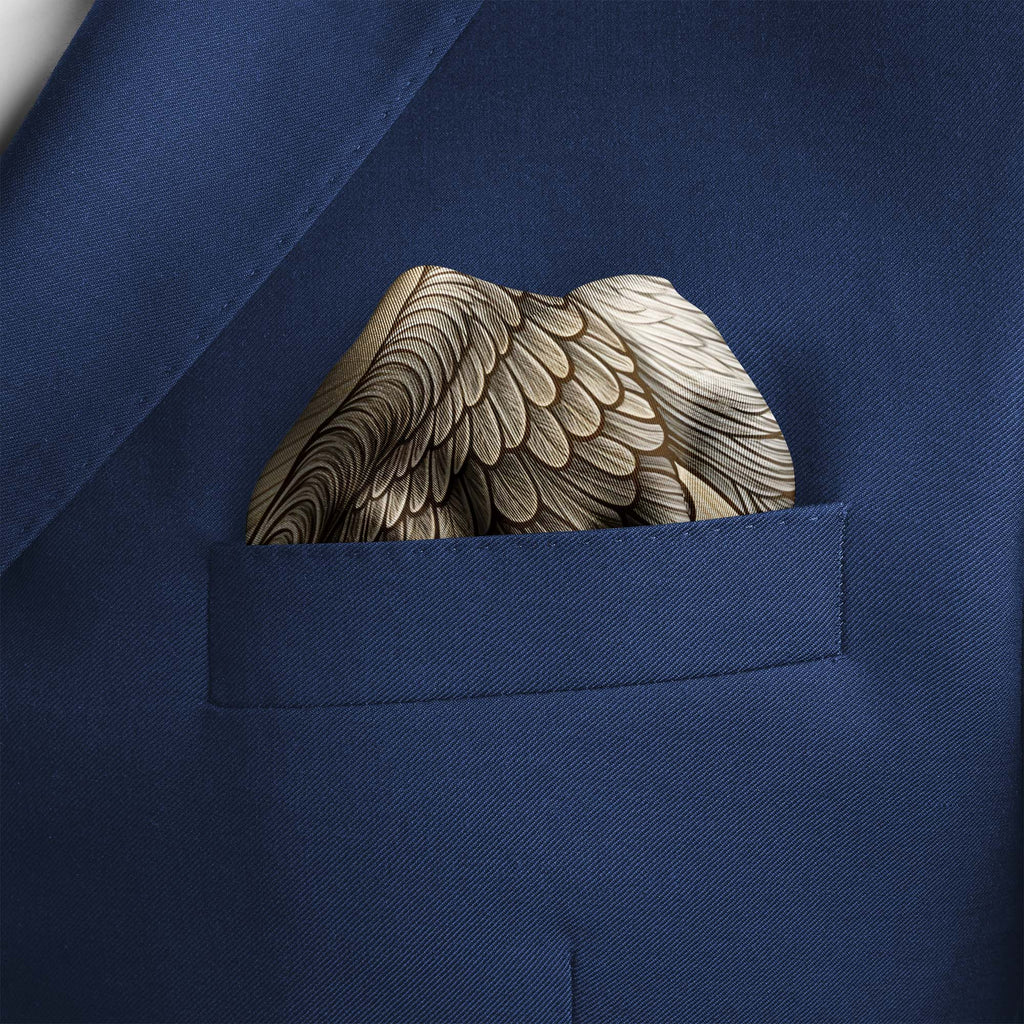 SIGN OF PEACE SILK POCKET SQUARE