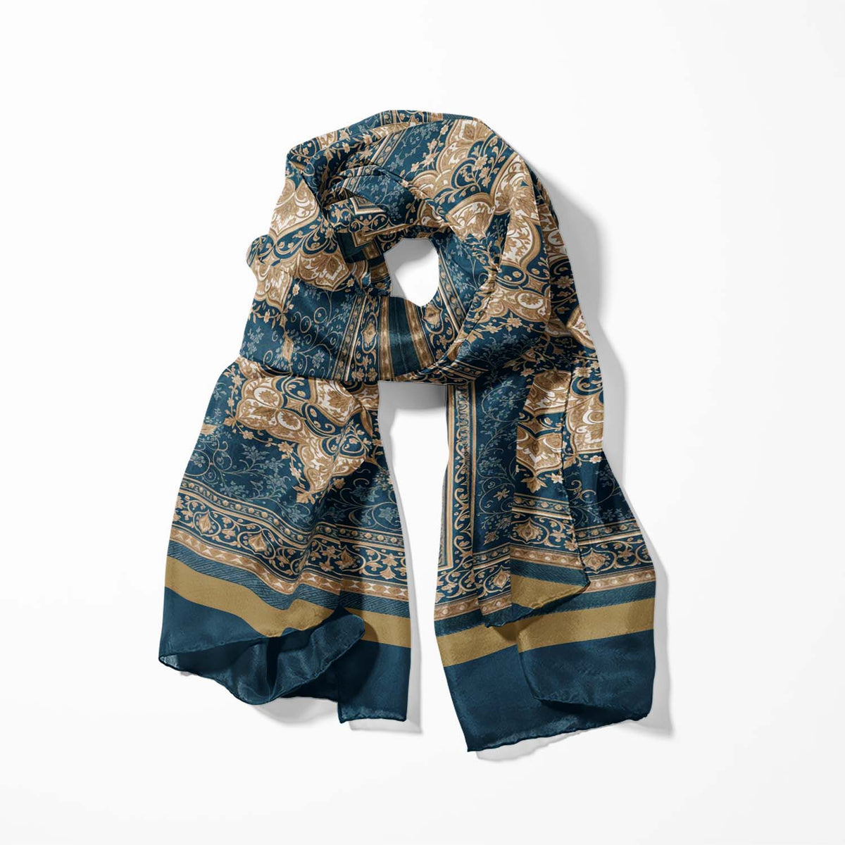 SAPPHIRE MEDALLION MEN SCARF - PREMIUM COLLECTION