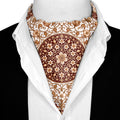 SEPIA GARDEN SILK ASCOT – PREMIUM COLLECTION