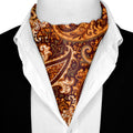 SIENNA PAISLEY SILK ASCOT – PREMIUM COLLECTION