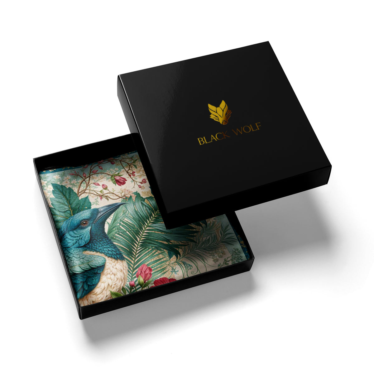 TROPIC SERENADE SILK POCKET SQUARE