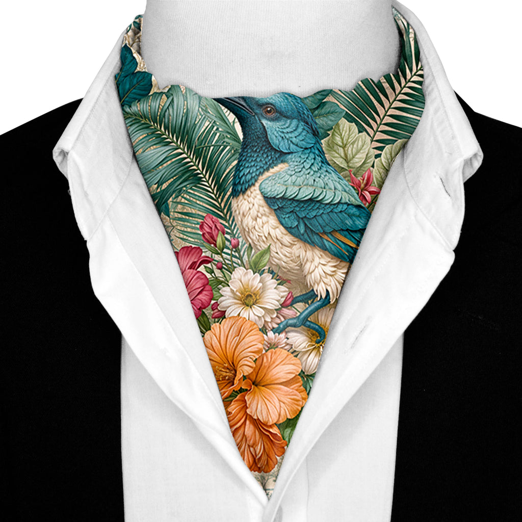 TROPIC SERENADE SILK ASCOT – PREMIUM COLLECTION