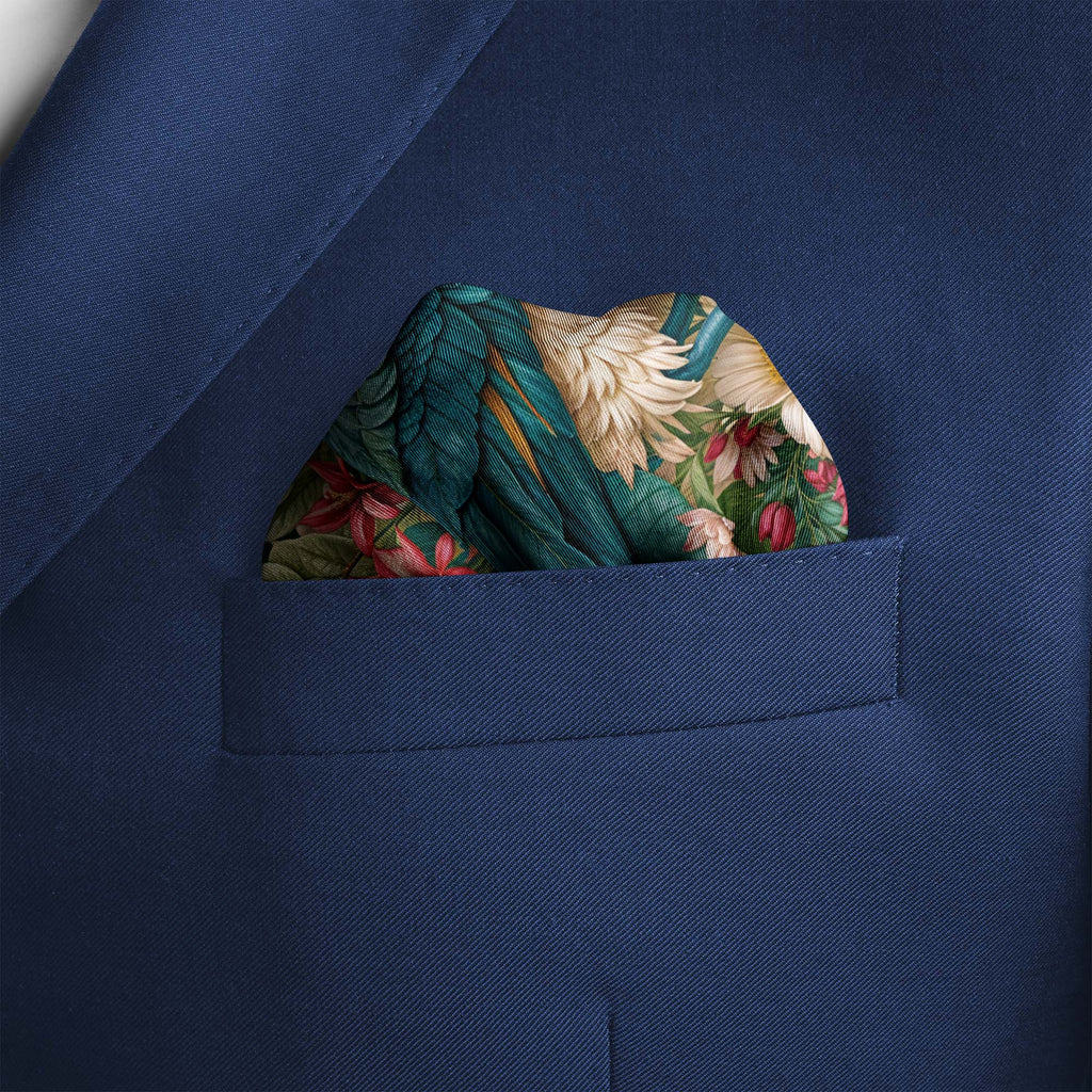TROPIC SERENADE SILK POCKET SQUARE
