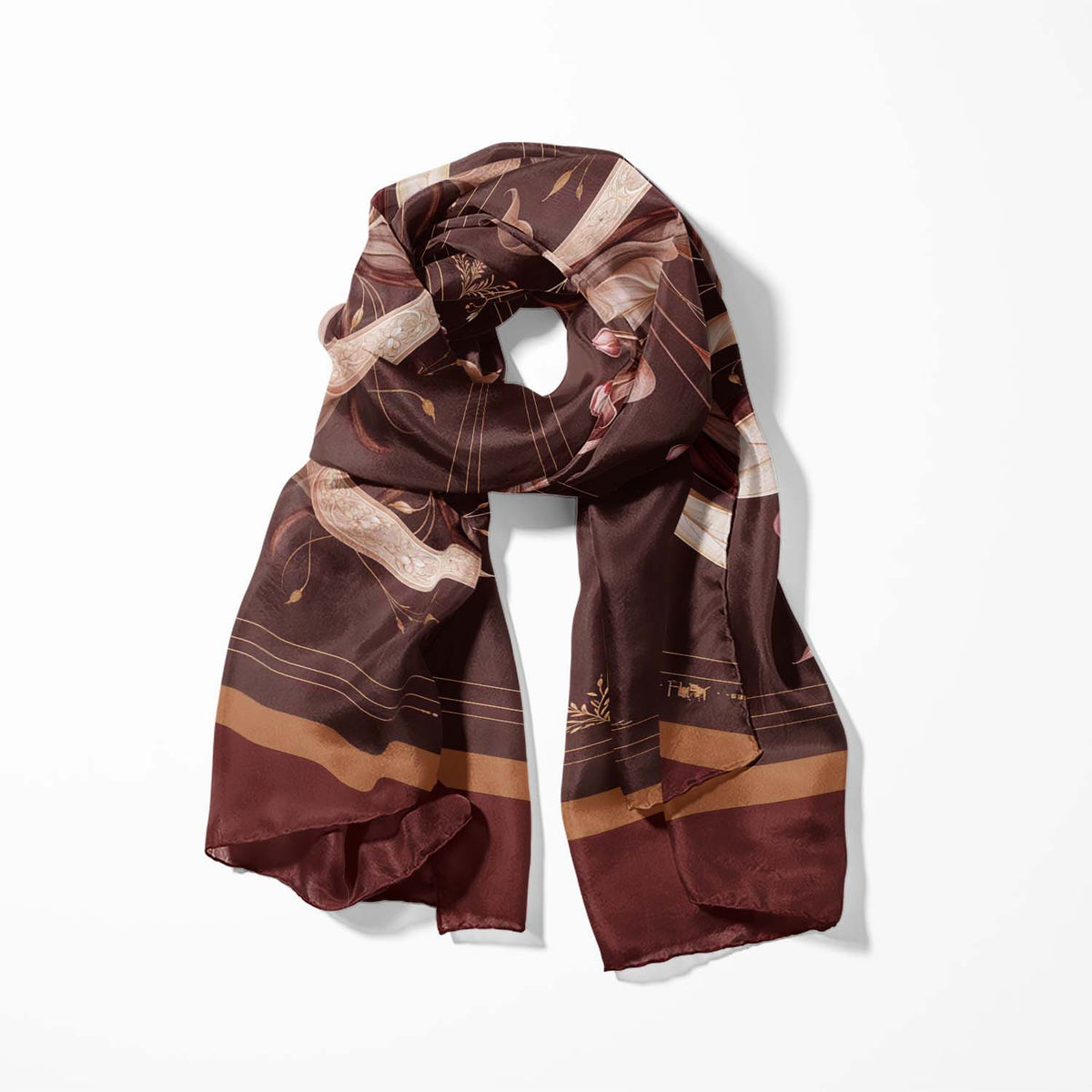 VALVET MAGNOLIA MEN SCARF - PREMIUM COLLECTION