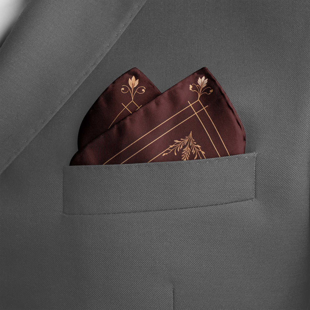 VALVET MAGNOLIA SILK POCKET SQUARE
