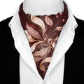 VELVET MAGNOLIA SILK ASCOT – PREMIUM COLLECTION