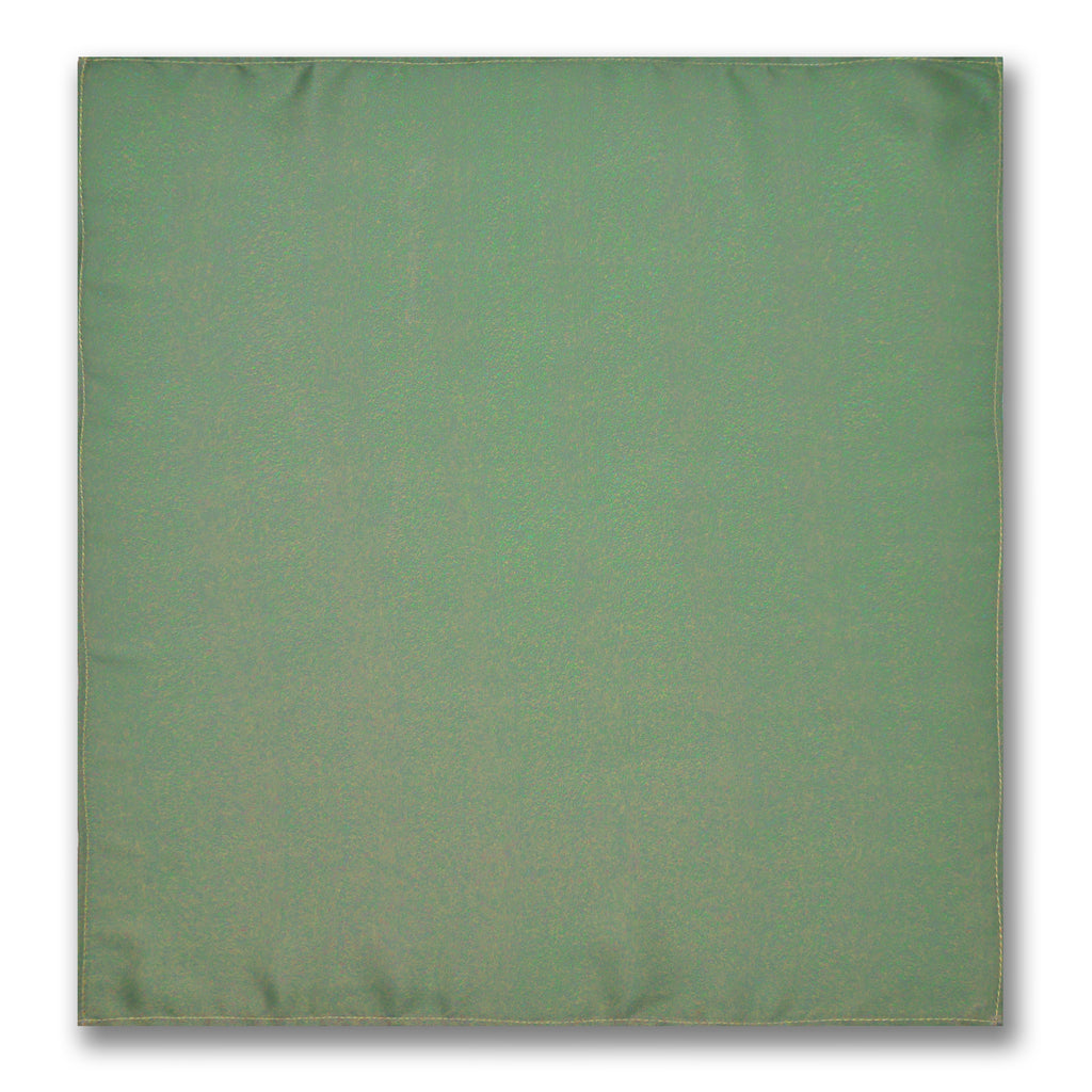 OLIVE LIGHT GREEN SILK ASCOT AND POCKET SQUARE SET – PREMIUM COLLECTION