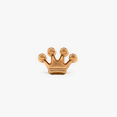 CLASSIC GOLDEN CROWN BROOCH