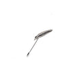 SILVER ROYAL LEAF BROOCH