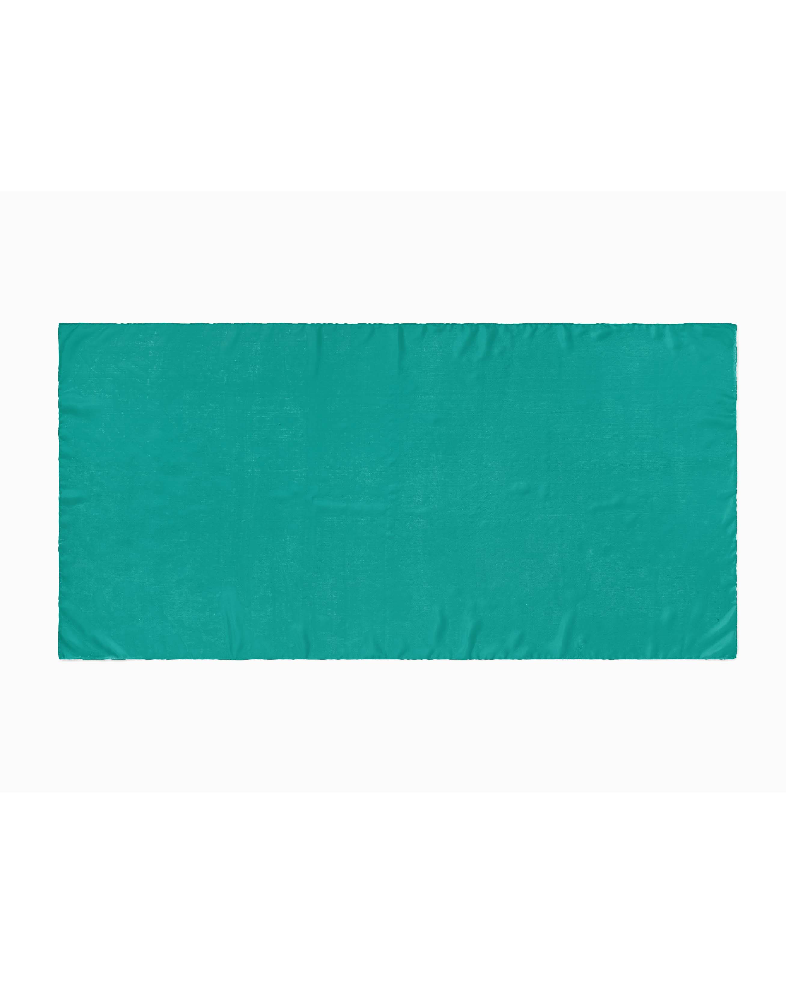 SOLID TEAL SILK WOMEN HIJAB – PREMIUM COLLECTION