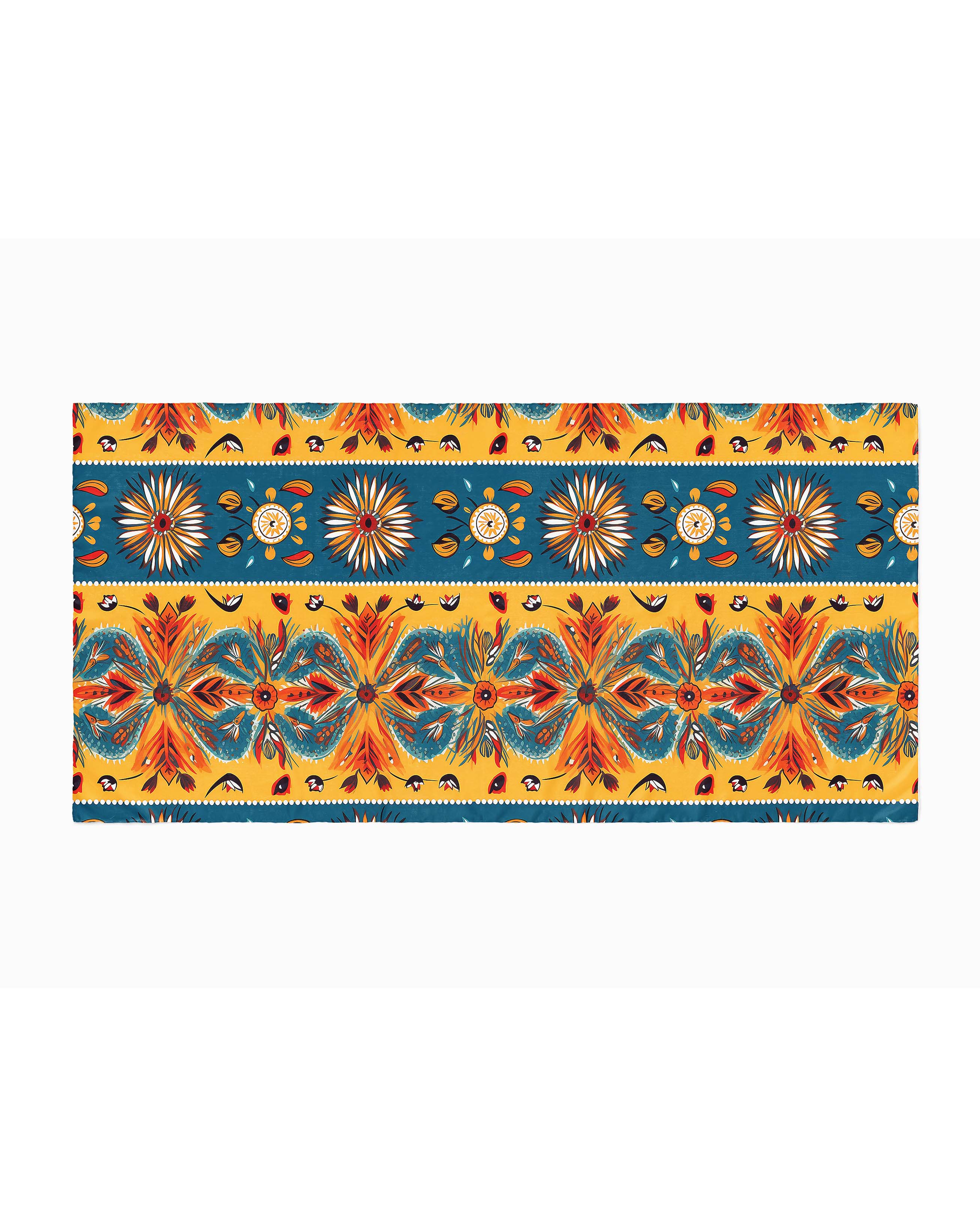 ETHNIC FLORAL SILK WOMEN SCARF – PREMIUM COLLECTION