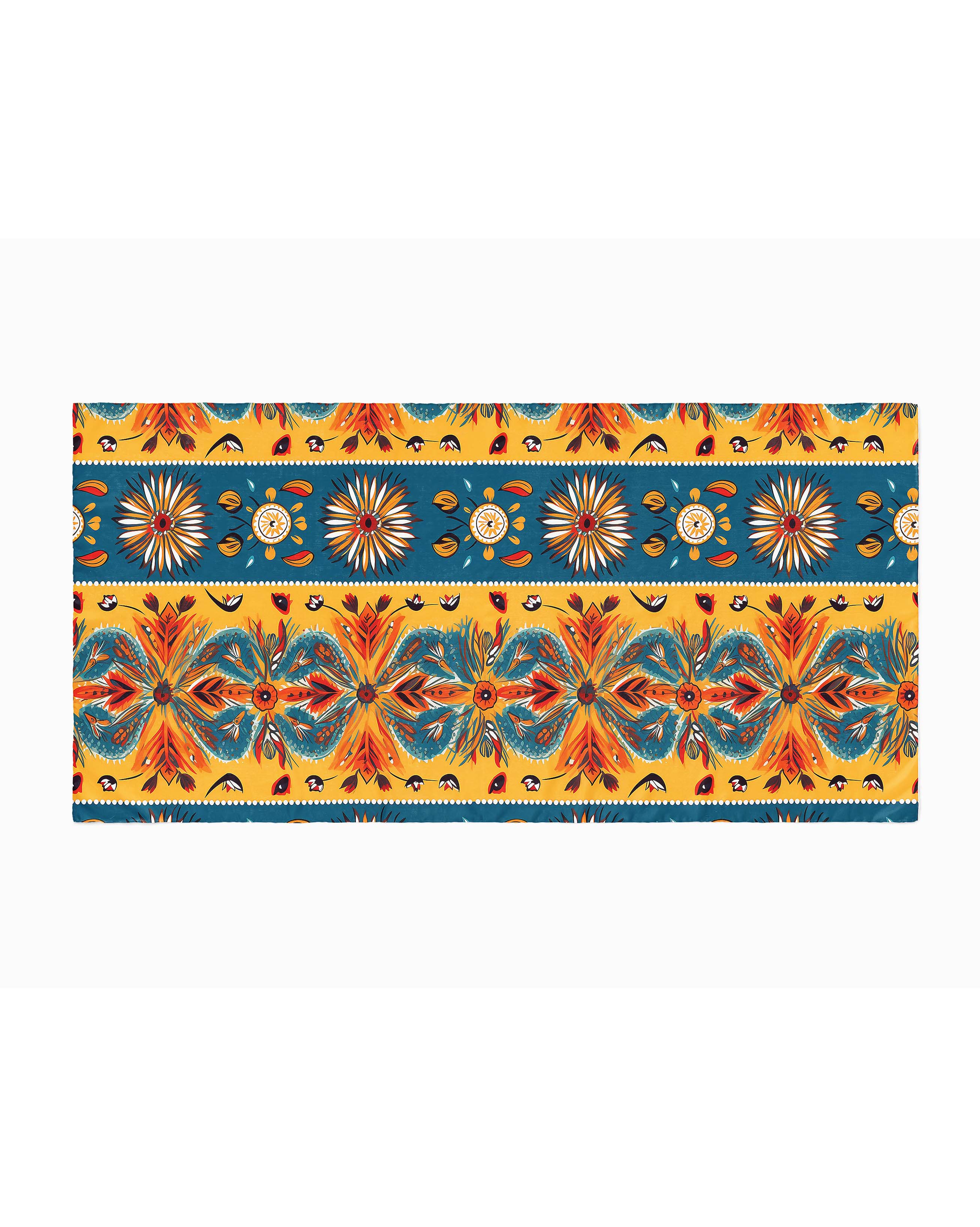 ETHNIC FLORAL SILK WOMEN HIJAB – PREMIUM COLLECTION