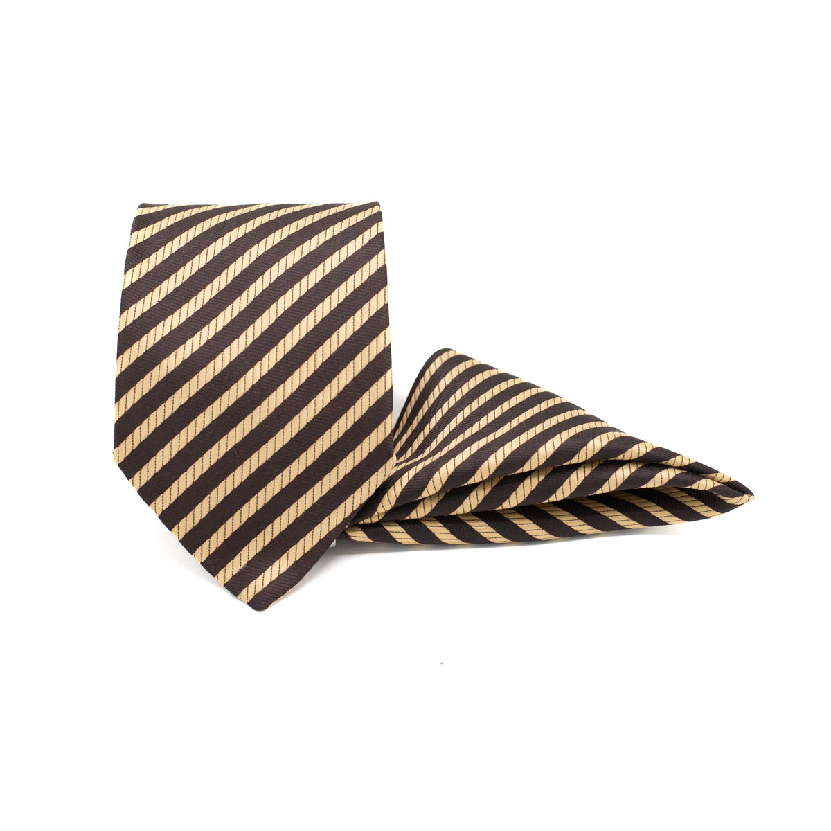 GOLDEN ASCEND TIE AND POCKET SQUARE SET