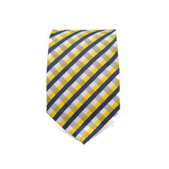 REGAL CHECK TIE AND POCKET SQUARE SET