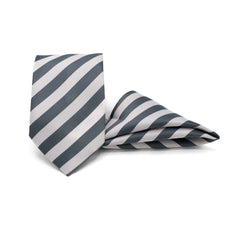 TIMELESS TUX STRIPE TIE AND POCKET SQUARE SET