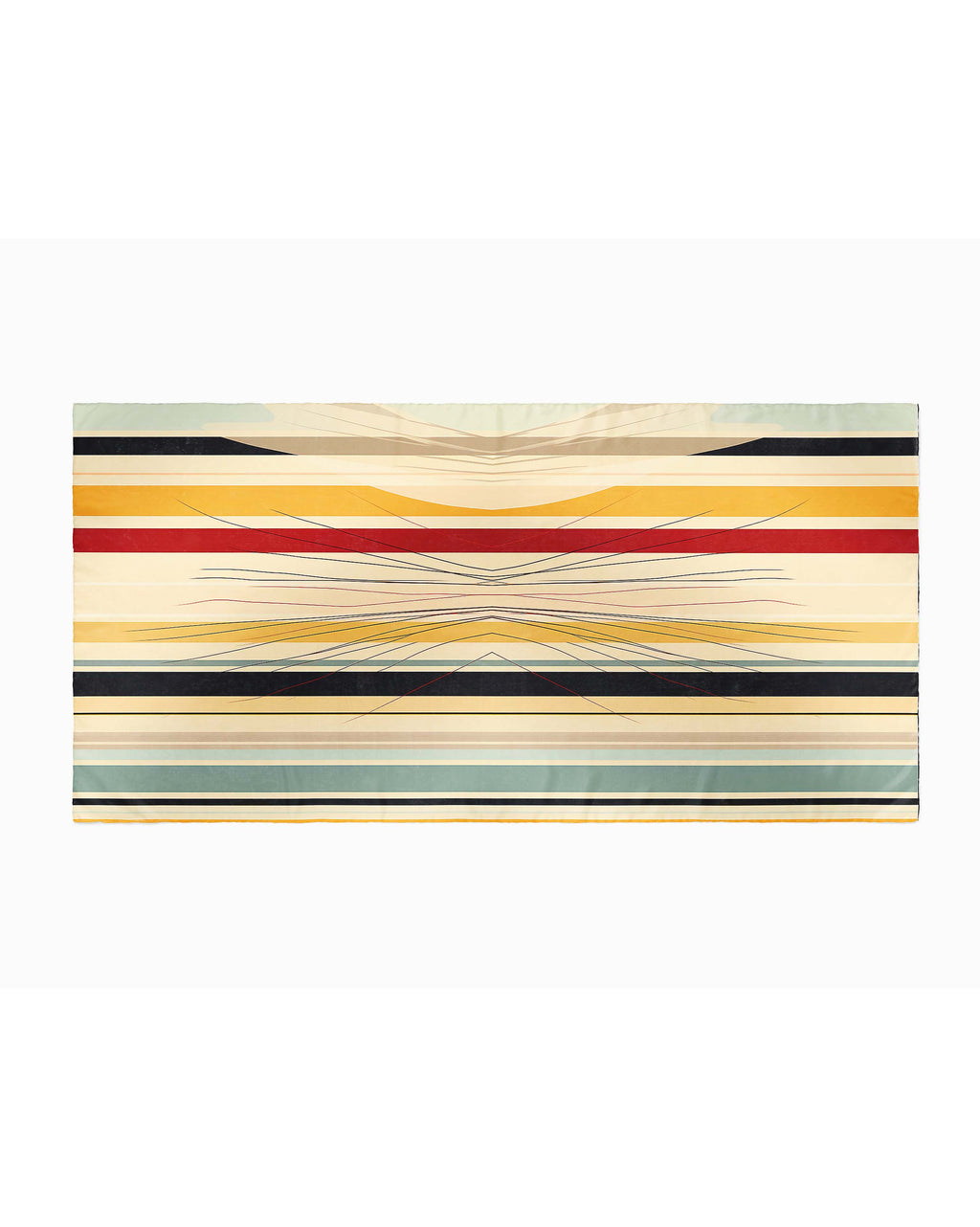 GEOMETRIC ABSTRACTION SILK WOMEN HIJAB – PREMIUM COLLECTION