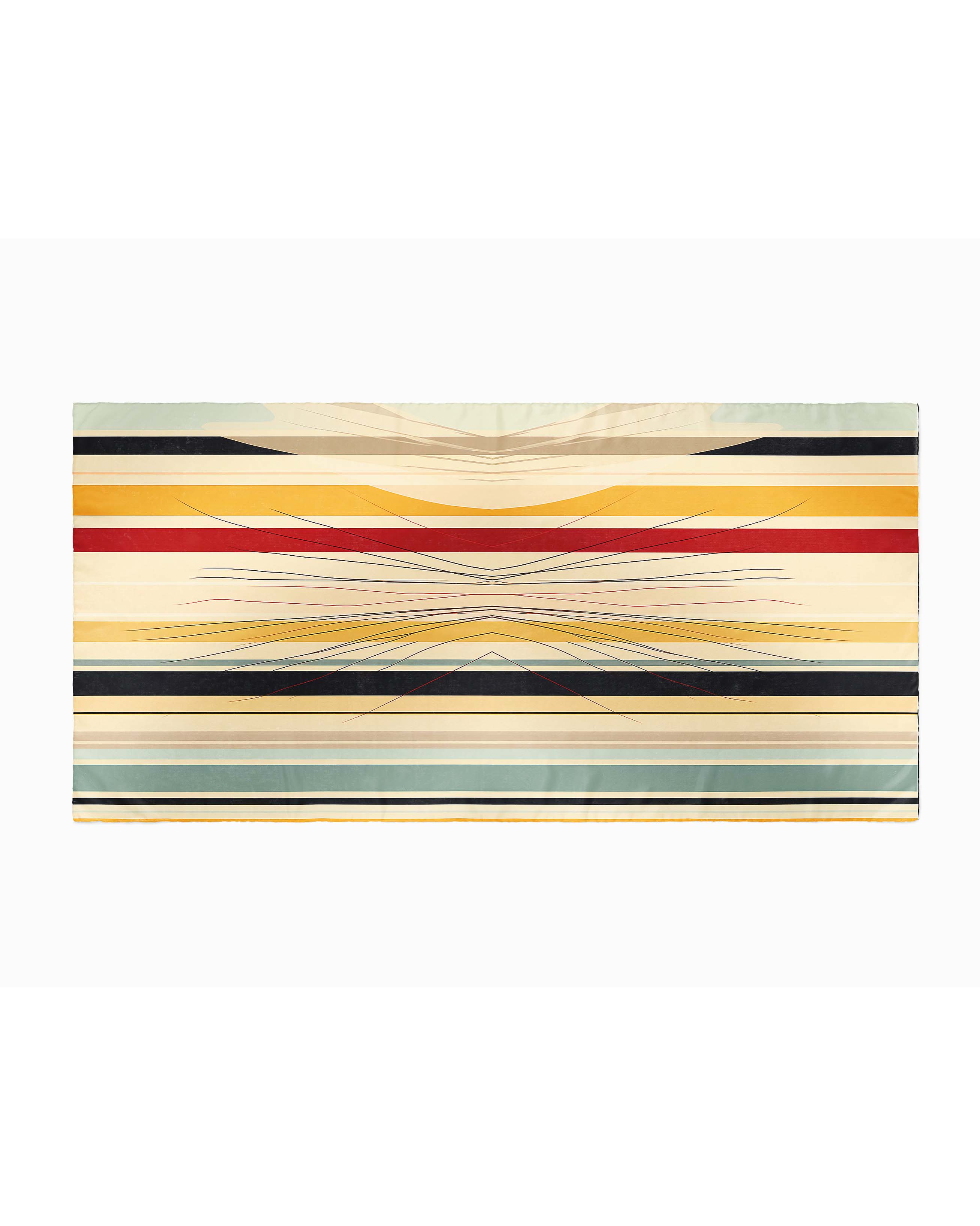 GEOMETRIC ABSTRACTION SILK WOMEN HIJAB – PREMIUM COLLECTION
