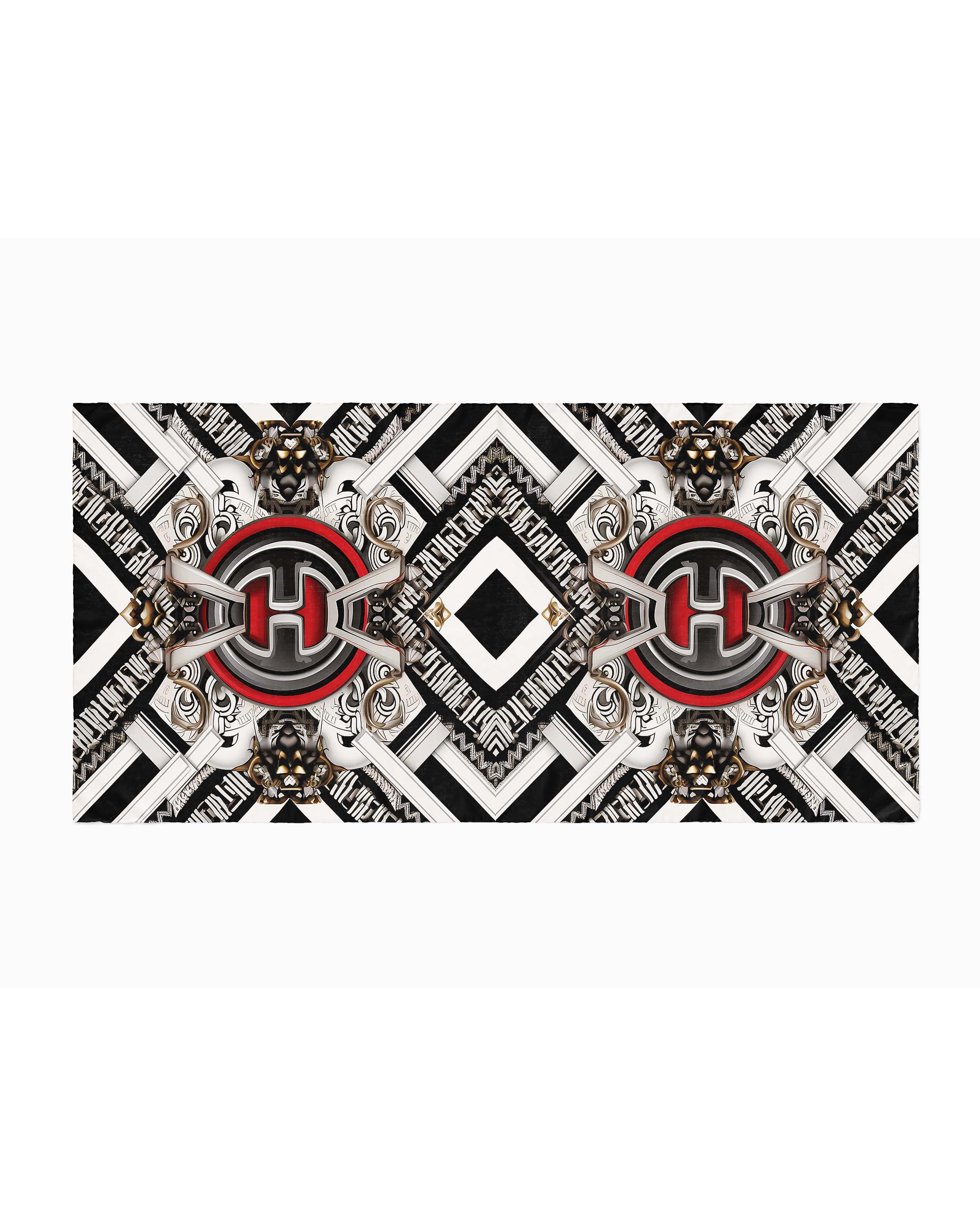 GRADIENT DIAMOND SILK WOMEN SCARF – PREMIUM COLLECTION