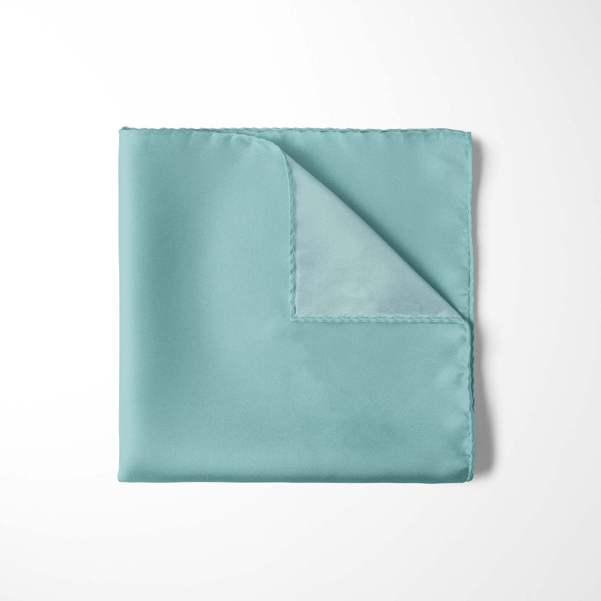 ICE BLUE SILK POCKET SQUARE