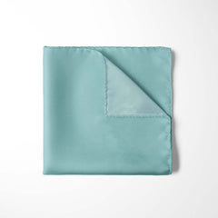 ICE BLUE SILK POCKET SQUARE