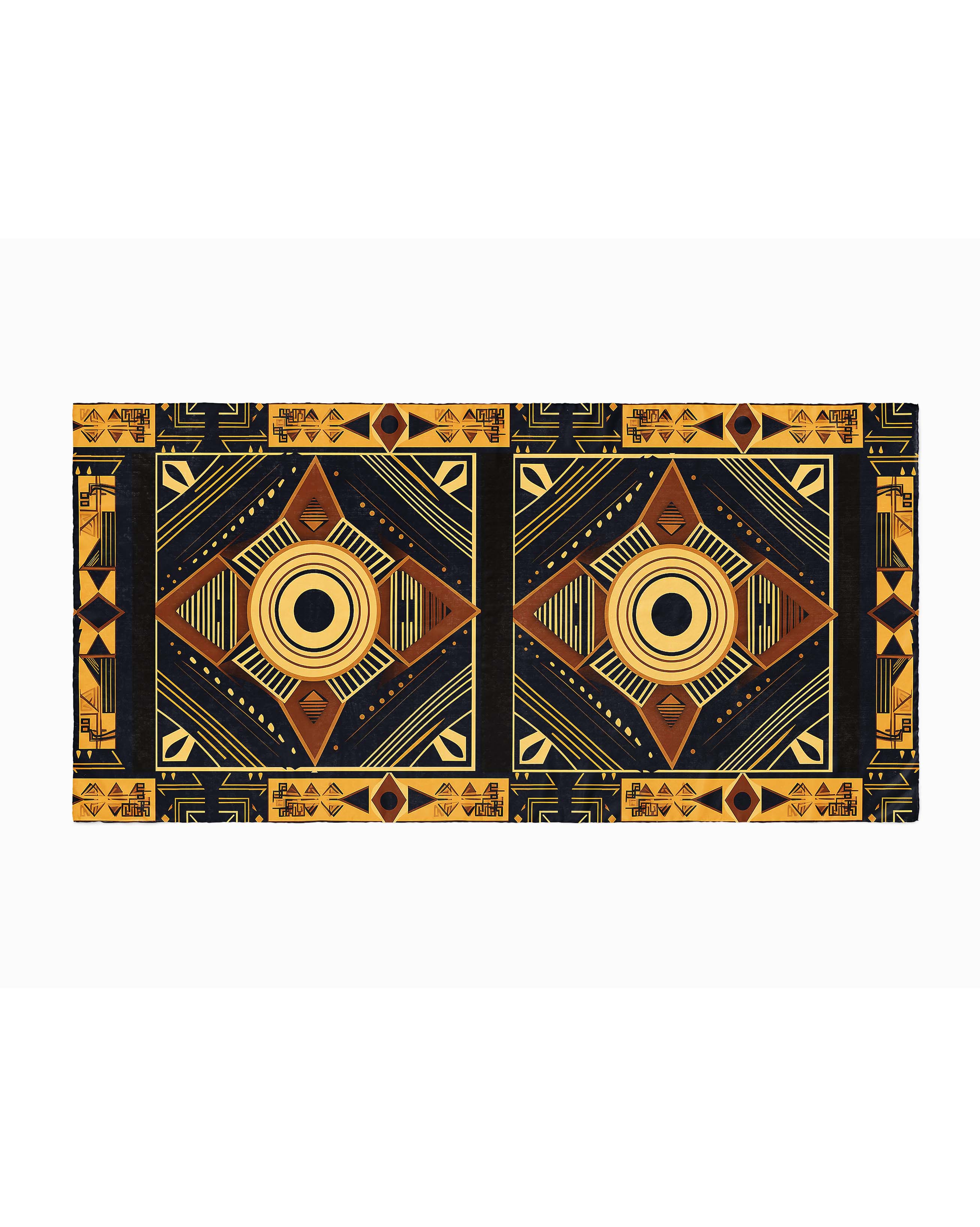 EGYPTION GEOMETRIC SILK WOMEN SCARF – PREMIUM COLLECTION