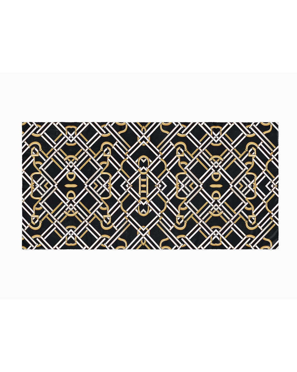 LUXURY GEOMATRIC SILK WOMEN HIJAB – PREMIUM COLLECTION
