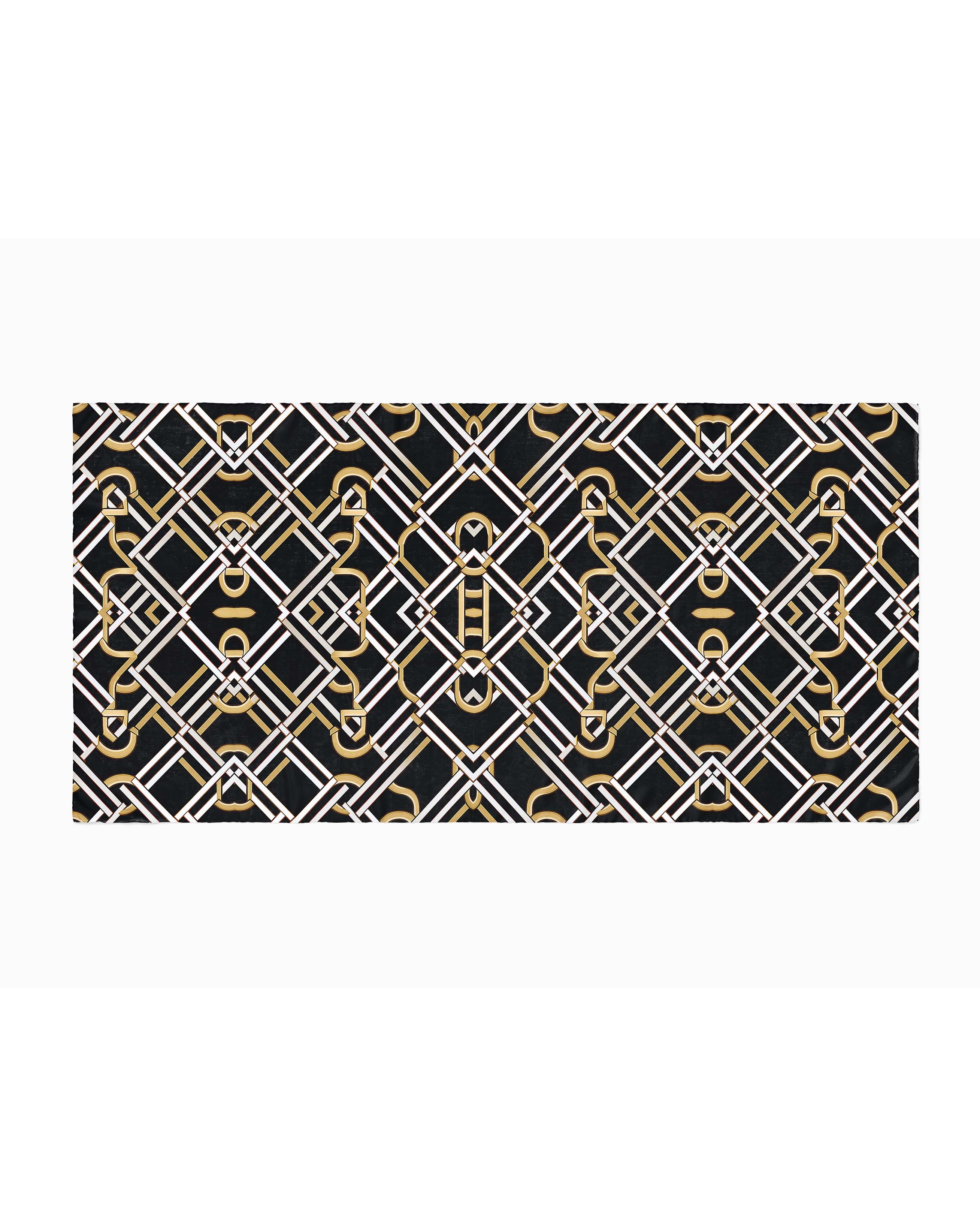 LUXURY GEOMATRIC SILK WOMEN HIJAB – PREMIUM COLLECTION