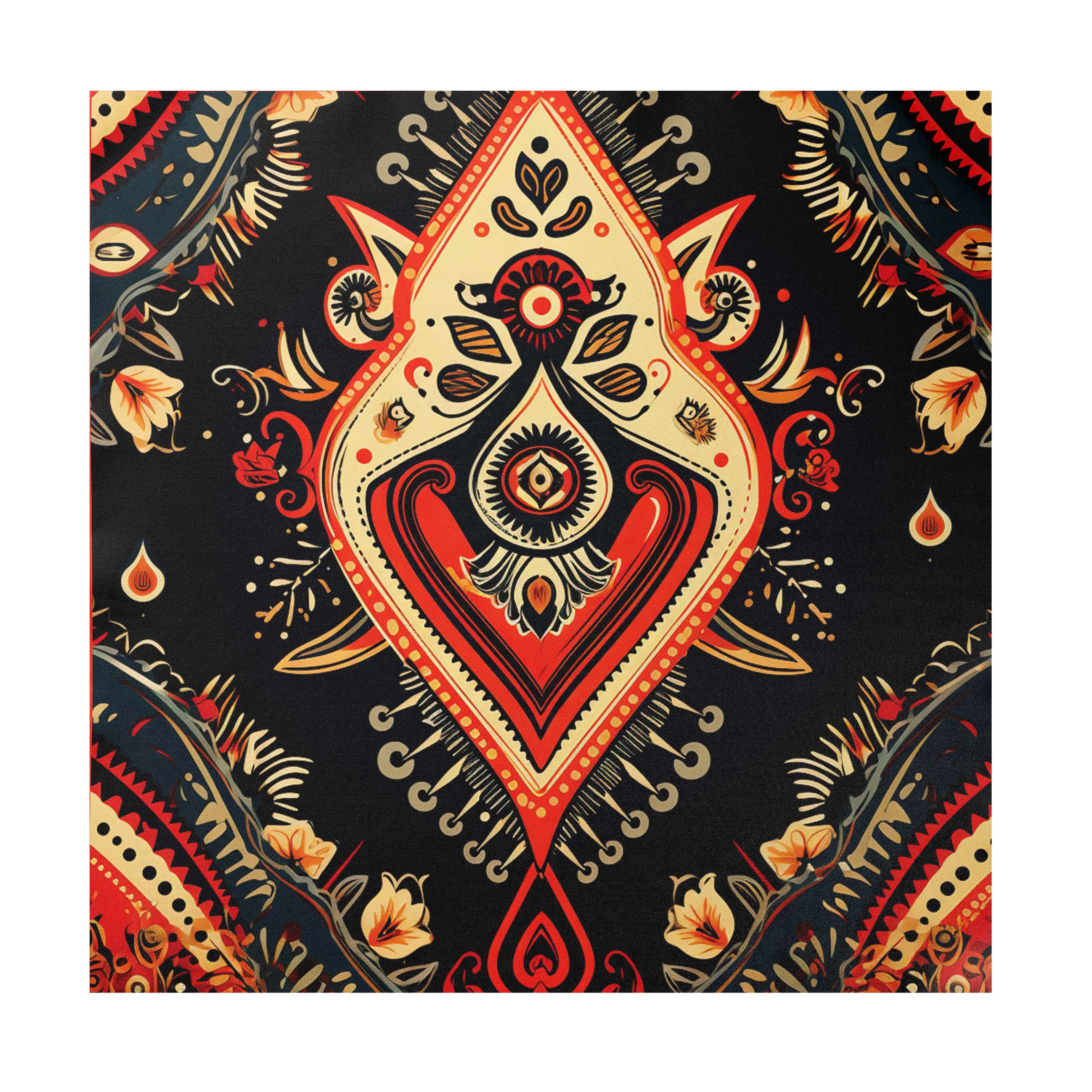 WINTER ETHNIC SILK ASCOT – PREMIUM COLLECTION