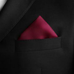 MAUVE SILK POCKET SQUARE