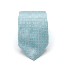SKYLINE SQUARES TIE AND POCKET SQUARE SET
