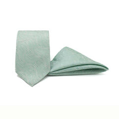 SAGE ELEGANCE TIE AND POCKET SQUARE SET